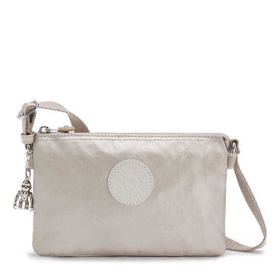 Kipling Creativity XB Metallic Crossbody Táska Bézs | HU 1105AH